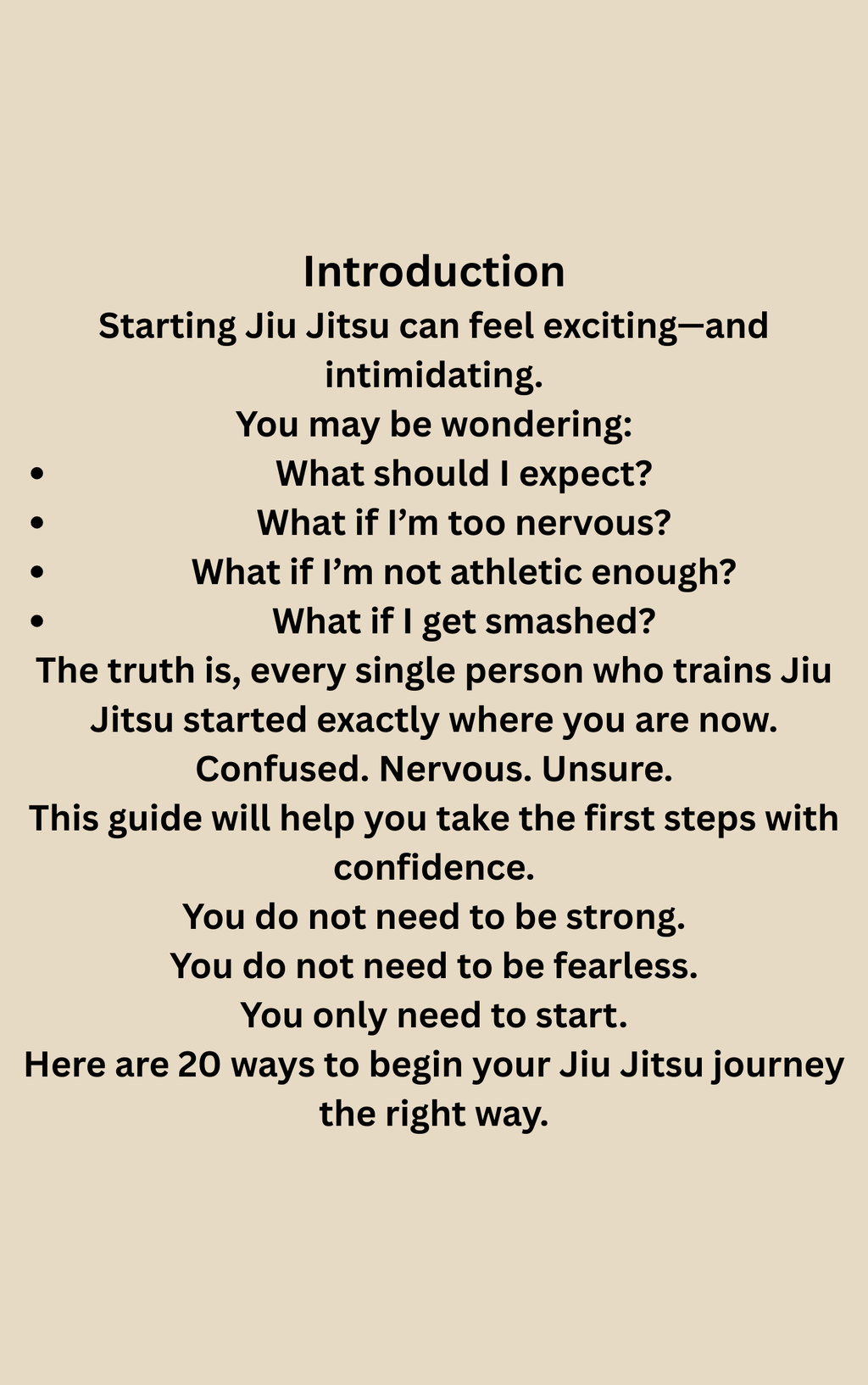 Buy: 1x E-book Beginner Guide to Jiu Jitsu Get: 1x Jiu Jitsu Beginner's Guide GIF — FREE