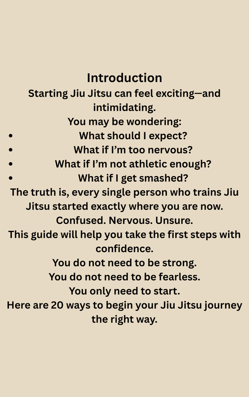 Buy: 1x E-book Beginner Guide to Jiu Jitsu Get: 1x Jiu Jitsu Beginner's Guide GIF — FREE